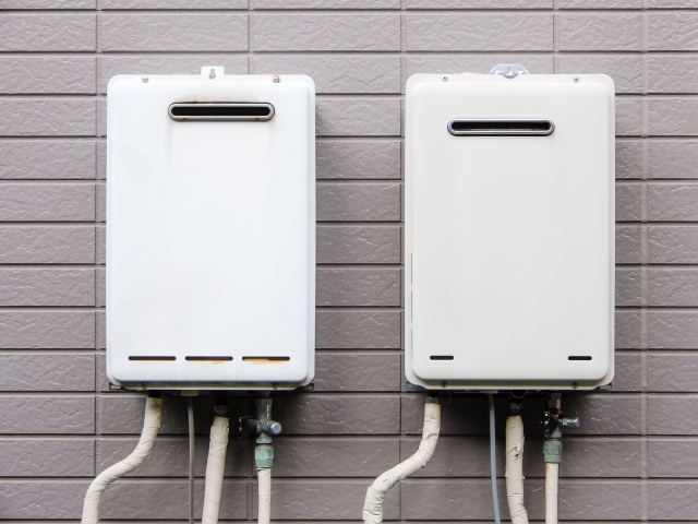 壁掛けタイプの給湯器
