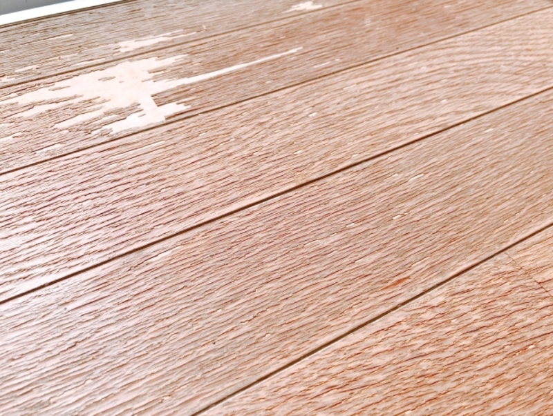 床から水が染み出るケース